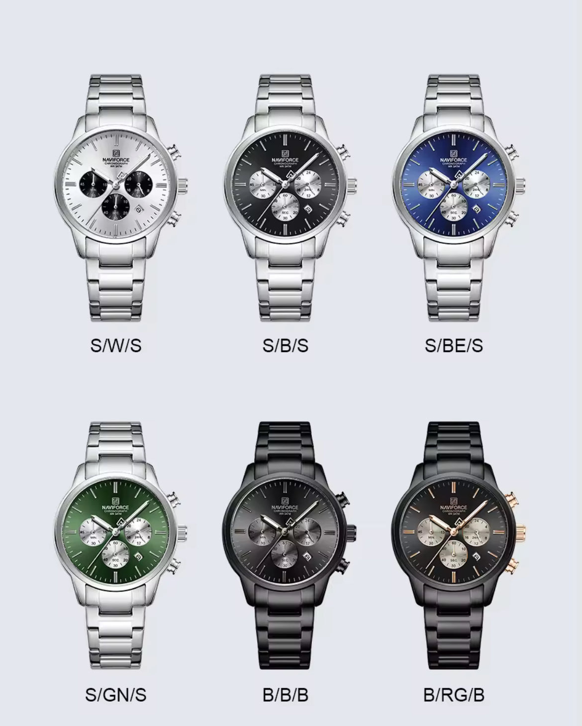 Kişi qol saatı Naviforce 8076