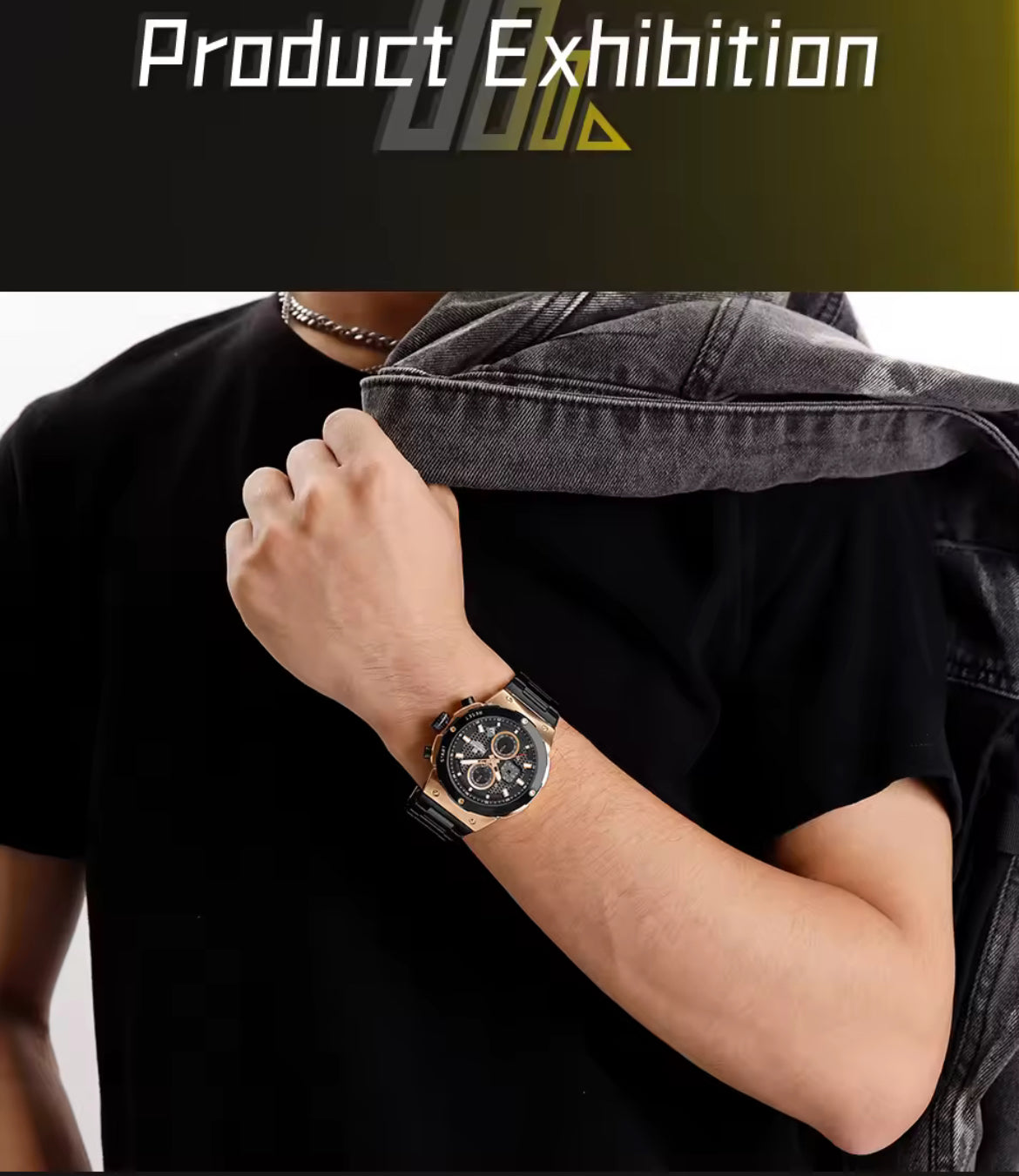 Kişi  Qol Saatı Naviforce 8072 Black/Rosegold