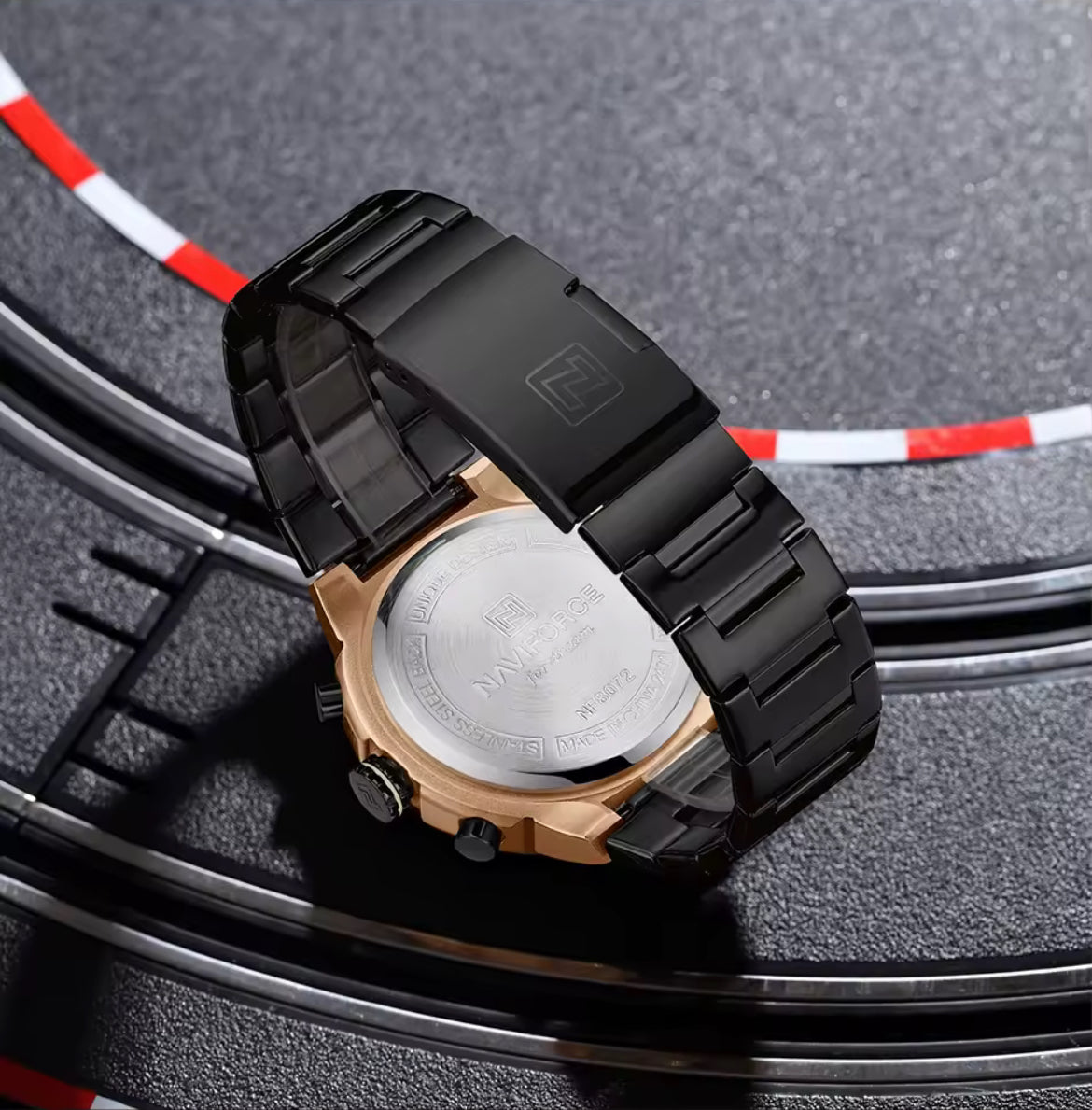 Kişi  Qol Saatı Naviforce 8072 Black/Rosegold
